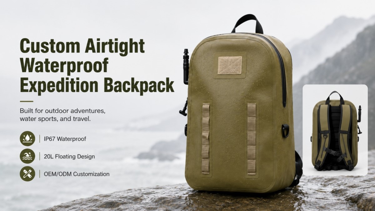 custom Airtight Waterproof Expedition Backpack custom Airtight Waterproof Expedition Backpack